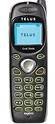 Sanyo SCP 4000 mobile phone, front view, with small screen displaying text and numeric keypad below