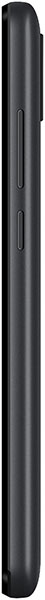 Schok Volt SV55 phone viewed from the side, showing its narrow black rectangular profile