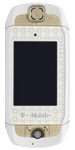 Sidekick 3 D-Wade Edition phone, front view, with white casing and black screen