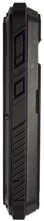 Sonim XP2.10 Spirit rugged phone, side view, showing textured dark casing with ventilation slots and reinforced edges