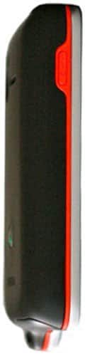 Sony Ericsson Xperia Active side view, black with red accent stripe and gray trim