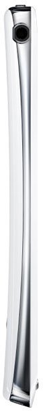Sony Ericsson Xperia arc S smartphone shown from the side, displaying its curved silver body and dark screen