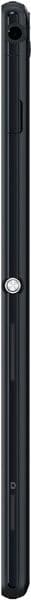 Sony Xperia T2 Ultra, side view, displaying black smartphone with volume controls and power button