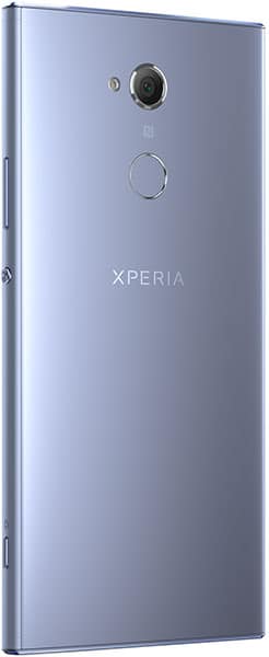 Sony Xperia XA2 Ultra rear view, showing camera and fingerprint sensor on blue back panel