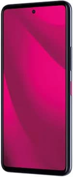T-Mobile REVVL 7 PRO 5G front view with pink display and black frame