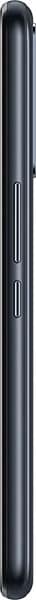 TCL 20 A 5G smartphone, side view, showing dark gray body with volume and power buttons along the edge