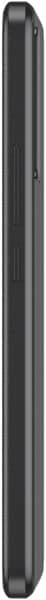 TCL 20 XE, side view, showing slim dark gray phone profile
