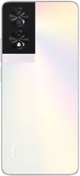 TCL 40 NxtPaper rear view with dual camera setup and light gradient display visible from back