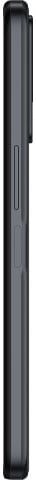 TCL 40 X smartphone shown from the side, displaying its slim black profile and edge buttons