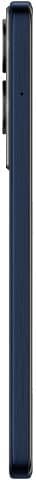 TCL K33 phone, side view, showing dark blue body with camera and button details