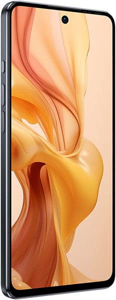 Ulefone Note 18 Ultra front view with screen displaying abstract orange and red swirling design