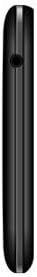 UMX Max phone, front view, sleek black device with rounded edges