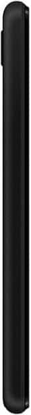 UMX U683CL phone, front view, closed in black with rounded edges