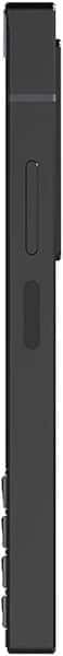 Side view of Unihertz Titan 2 showing a slim black profile, side button, and multiple ports along the bottom edge.