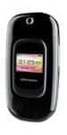 UTStarcom Mini CDM-8935 flip phone, front view, closed with small external display visible on black clamshell design
