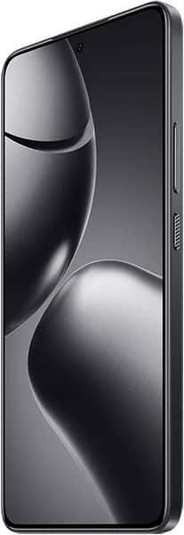 Xiaomi 14T smartphone, front view with screen off showing curved design elements on dark display