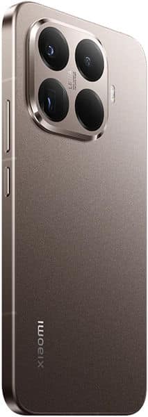 Xiaomi 15T Pro rear view, showing quad camera setup with four circular lenses and metallic finish in black gradient