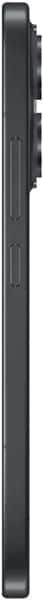 Xiaomi 17 side view, showing narrow black rectangular form factor with control buttons along the edge