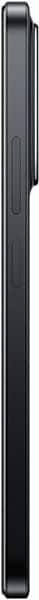 Xiaomi Poco C85 smartphone shown from the side, displaying its slim black profile and curved edges