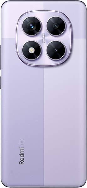 Xiaomi Redmi Note 14 Pro 5G rear view with lavender finish and quad camera system
