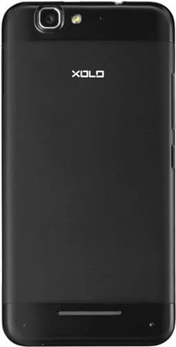 XOLO Q1000s smartphone, rear view, black with camera and branding visible