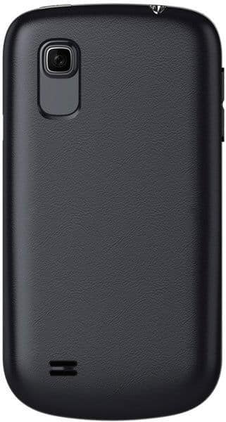 ZTE Avail 2 rear view showing black textured back with camera and speaker cutouts