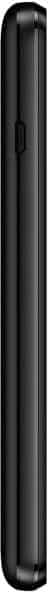 ZTE Blade A3 (2019) side view, black smartphone with rounded edges and power button visible