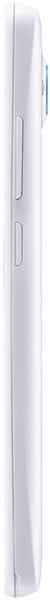 ZTE Blade L3 smartphone, side view, white finish