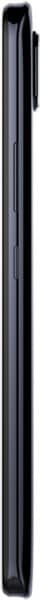ZTE Blade X1 5G smartphone viewed from the side, showing its thin black profile with curved edges