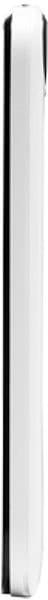 ZTE Grand X phone, front view, white and black design, displayed vertically