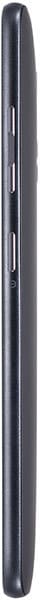 ZTE Imperial Max phone, side view, showing thin profile and curved edges in dark gray
