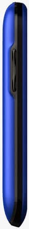ZTE Open smartphone, side view, showing blue and black curved casing