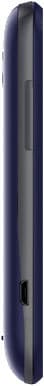 ZTE Z667 side view, dark blue flip phone closed