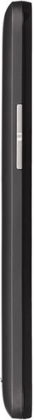 ZTE ZFive2 smartphone, side view, showing black casing with volume and power buttons