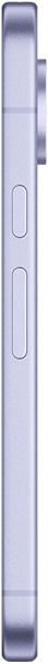Google Pixel 11 side view showing volume and power buttons in lavender color