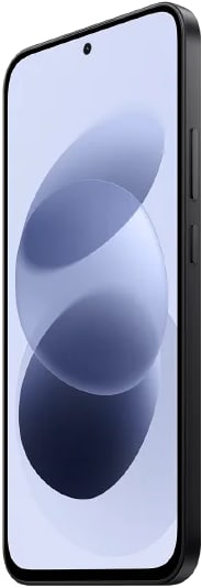 Xiaomi Redmi Note 17 5G front view with display showing abstract blue and dark gradient design