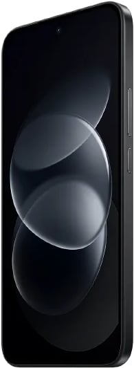 Xiaomi Redmi Note 17 Pro Max 5G front view with black display showing abstract circular design wallpaper